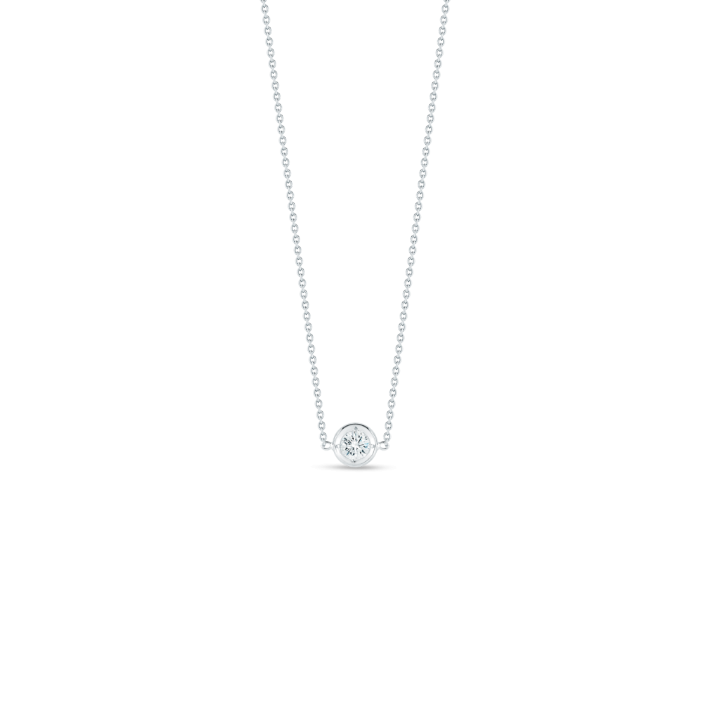 Roberto coin diamond hot sale station necklace