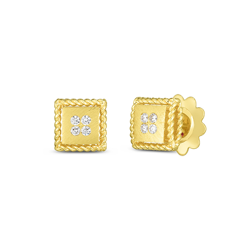 Roberto coin hot sale stud earrings