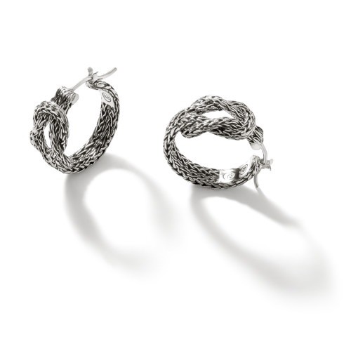 John Hardy Love Knot Hoop Earrings