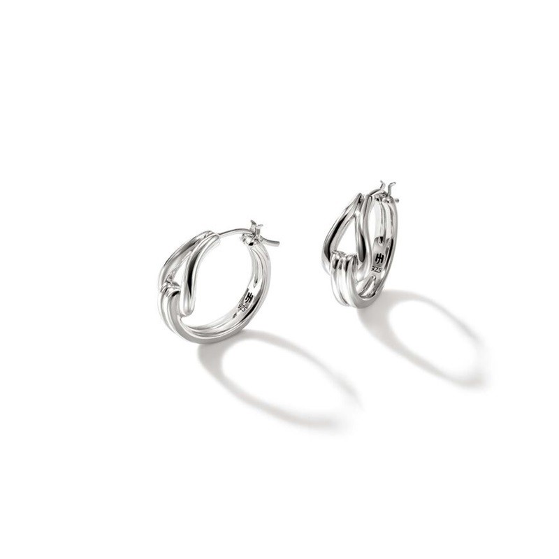 John Hardy Small Surf Hoop Earrings