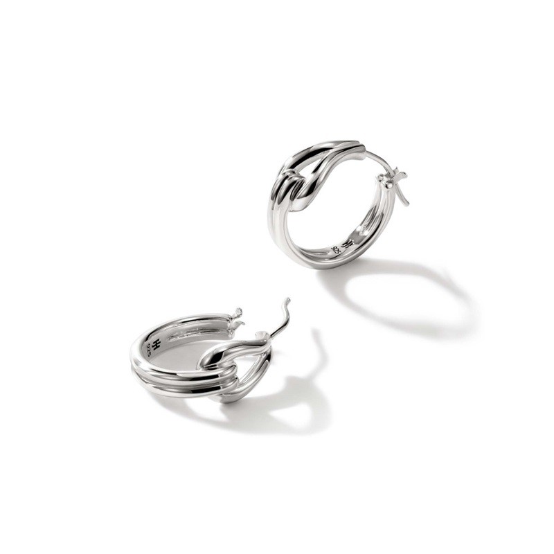 John Hardy Small Surf Hoop Earrings