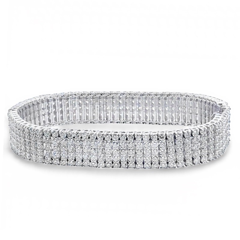 5 Row Tennis Bracelet