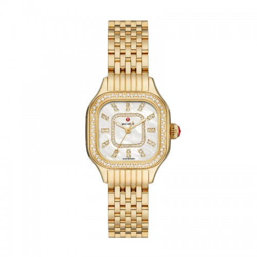 Meggie Gold Diamond Stainless Steel Watch