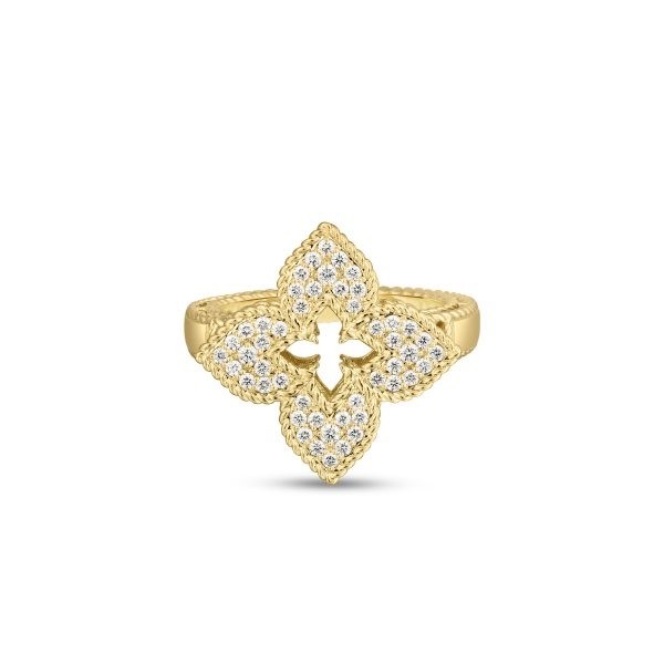 Roberto Coin 18K Venetian Princess Medium Flower Ring