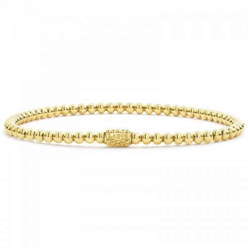 Lagos Caviar Gold 3mm Bead Bracelet