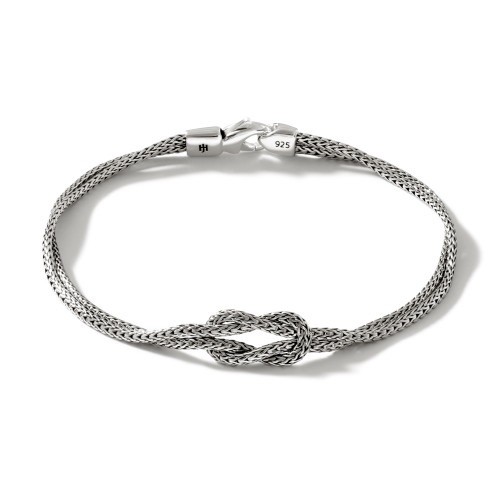 John Hardy 1.8mm Double Row Love Knot Bracelet