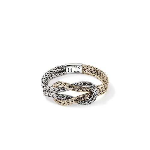 John Hardy 1.8mm Two-Tone Love Knot Ring