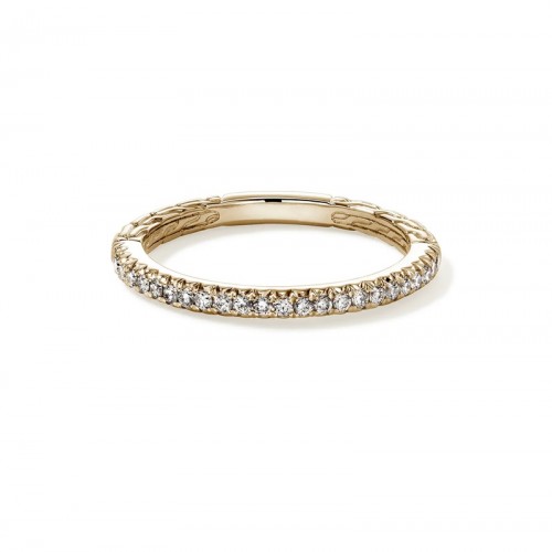 John Hardy Essential Pavé 2mm Band Ring