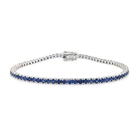 Blue Sapphire Tennis Bracelet