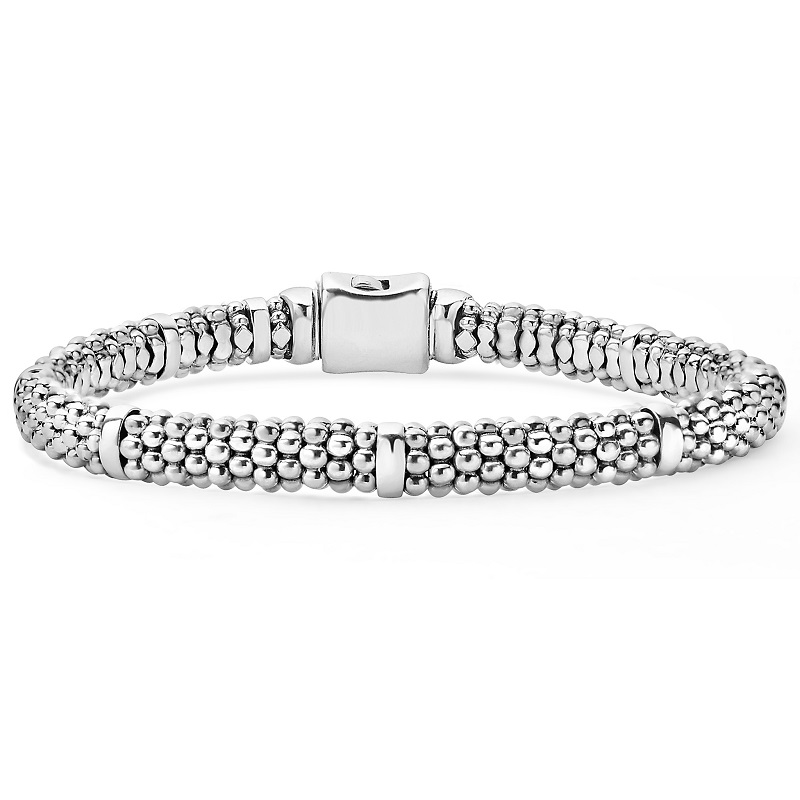 LAGOS Signature Caviar Two Tone Link Bracelet 001-610-06573, Hingham  Jewelers