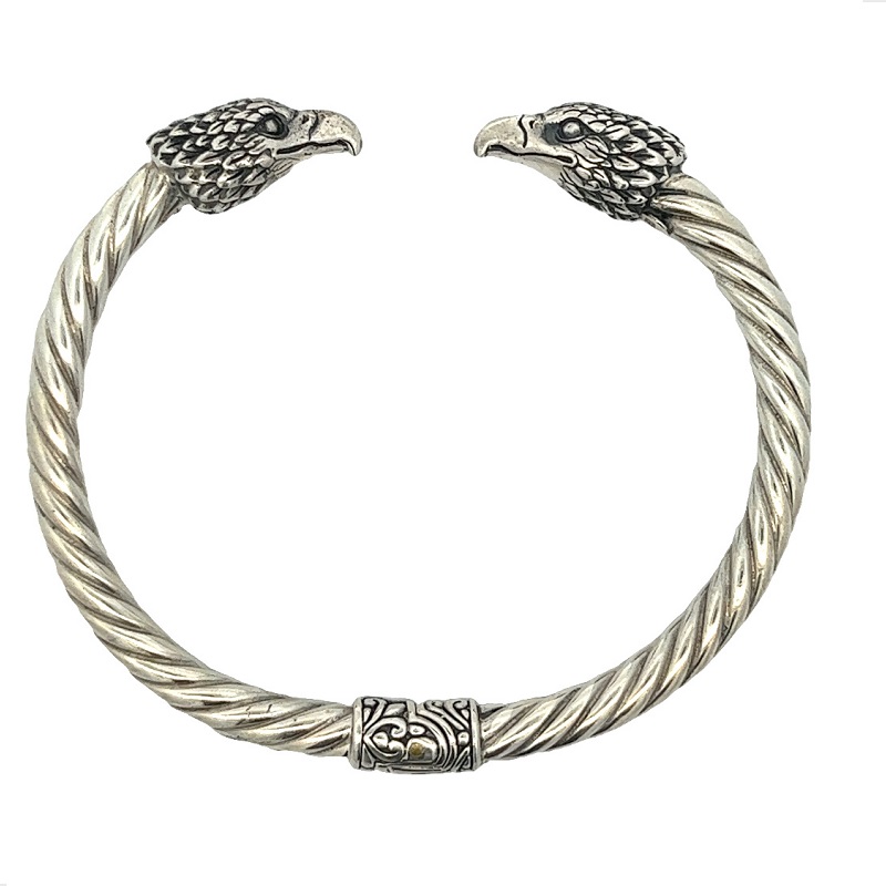 の正規 lenny silver Narrow Eagle Head Bangle | www.hexistor.com