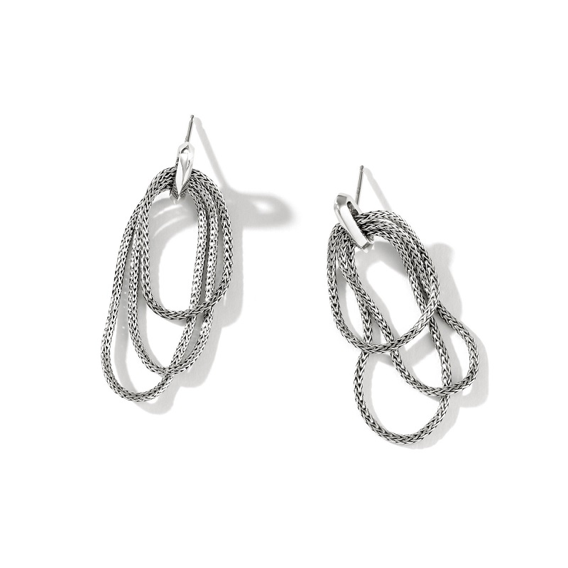 John hardy deals classic chain earrings